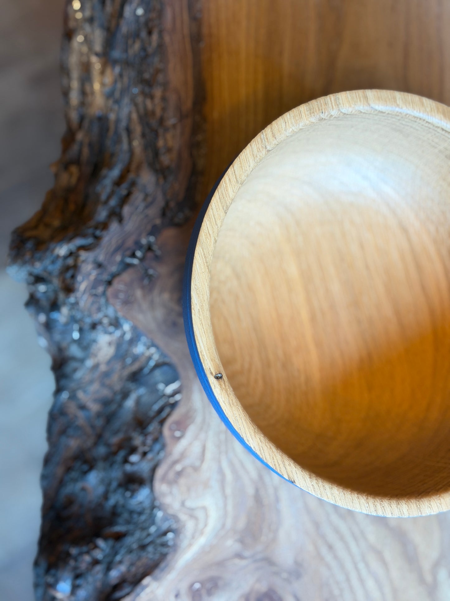 Green Turned Oak (Blue) #209