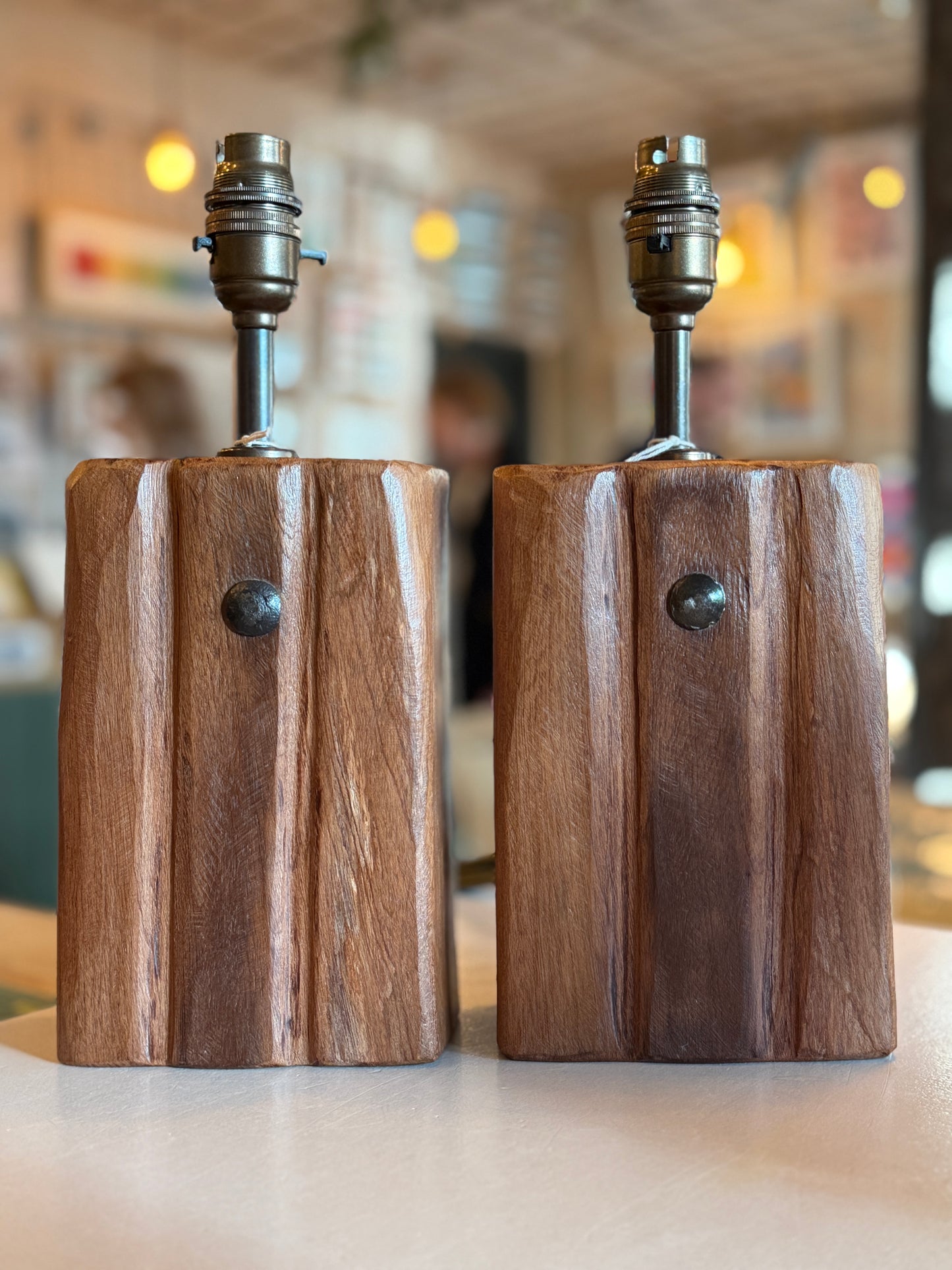 Pair of Unique Driftwood Lamp Bases (44 & 44a)