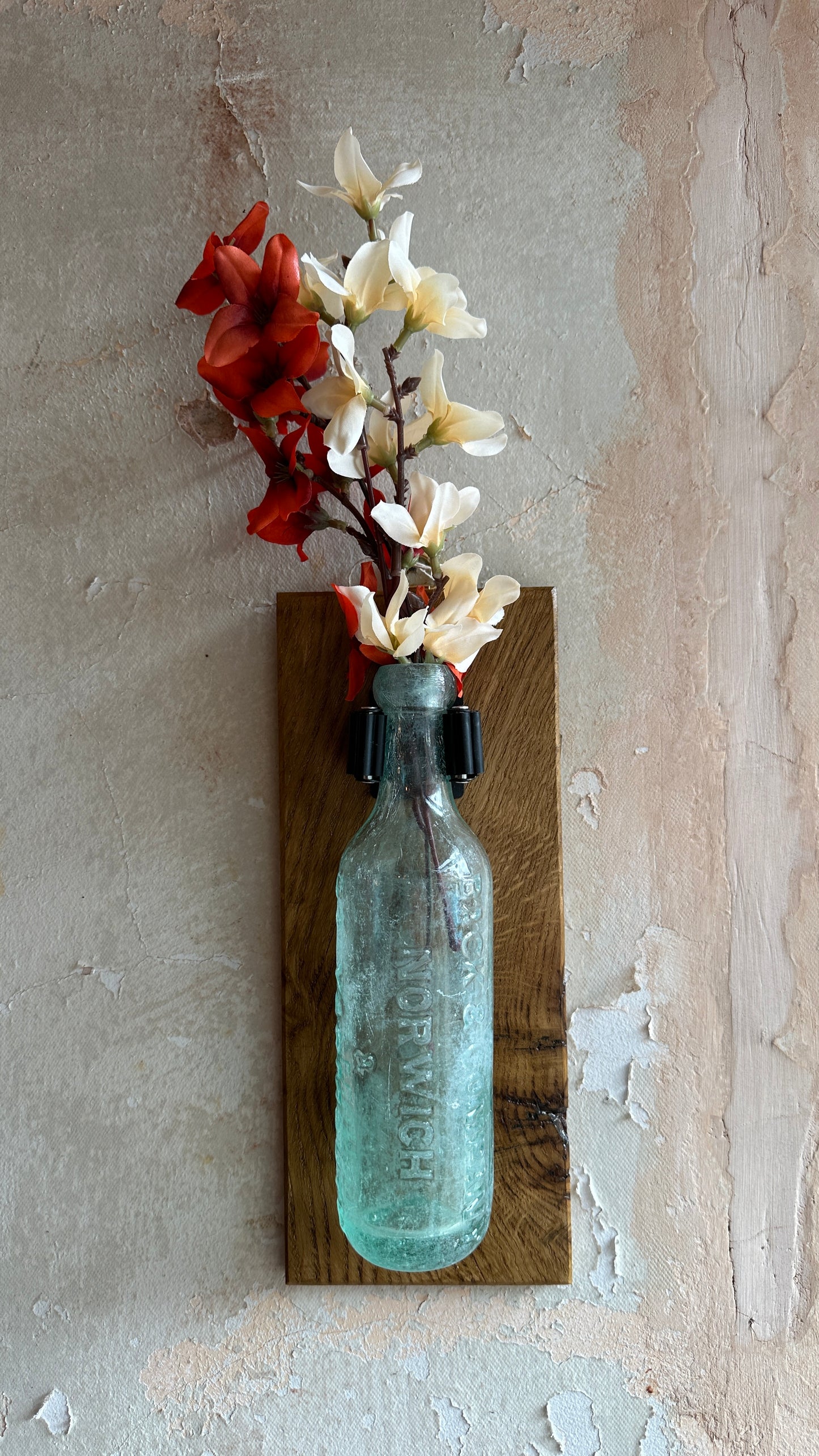 Vintage Bottle Bud Vases Large