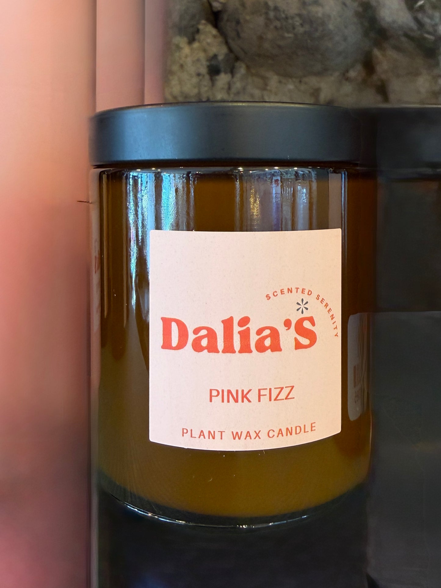 Pink Fizz Candle
