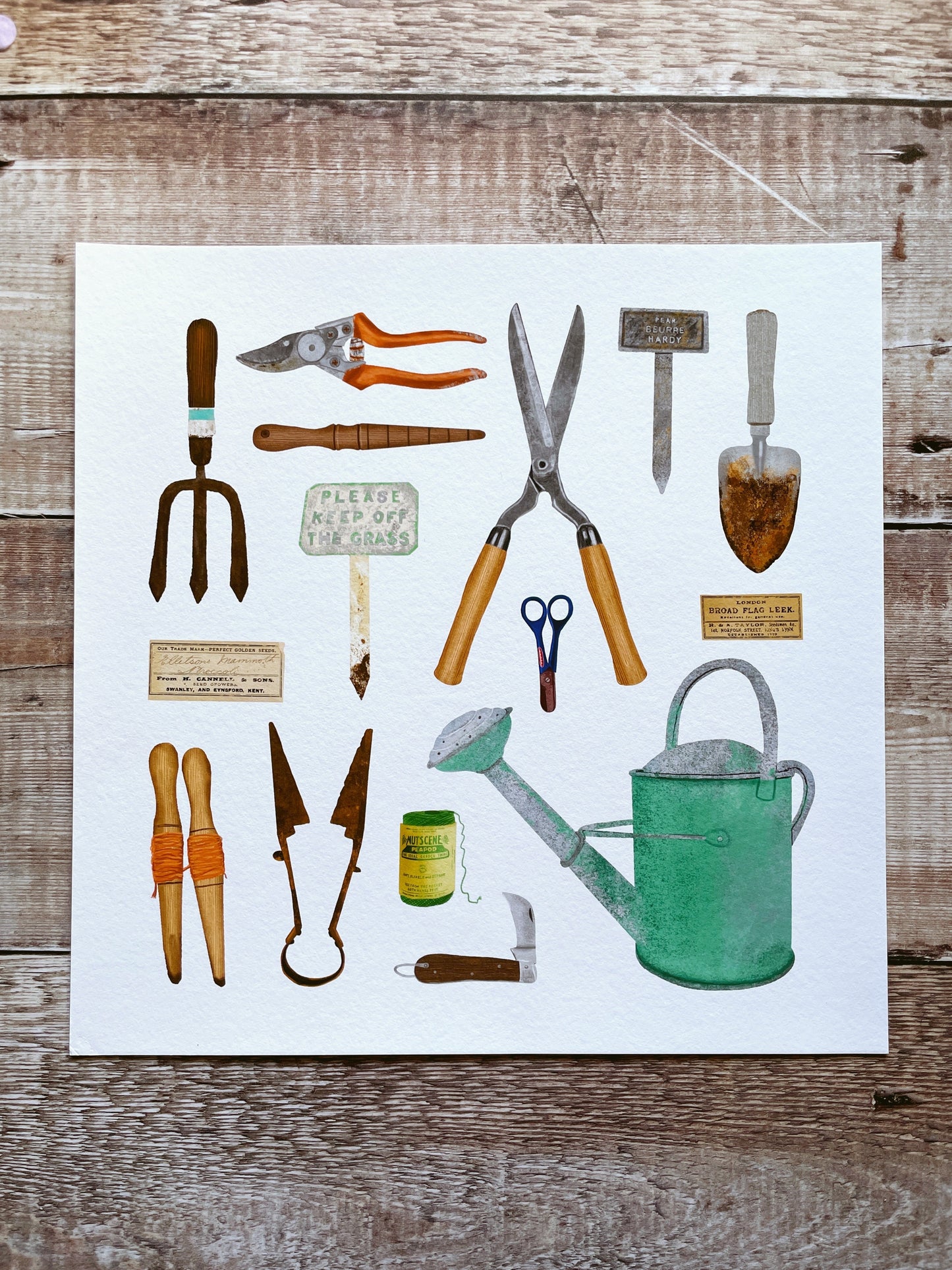 Green Fingers Giclee Print