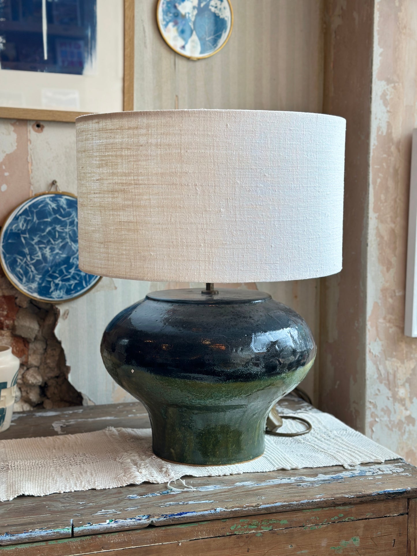 Large Round Lamp Bases