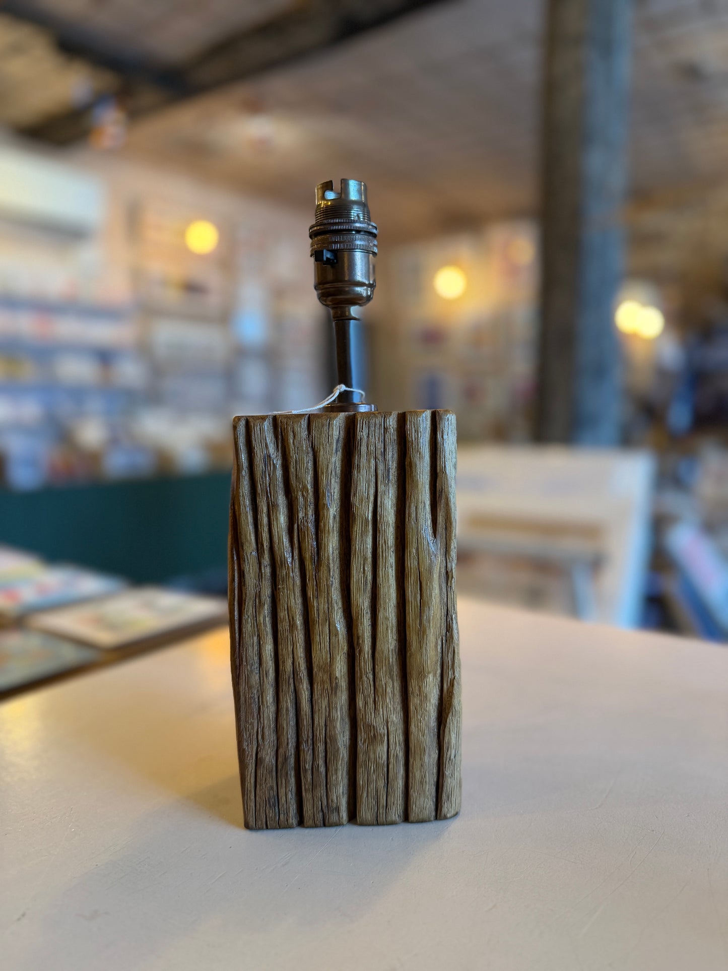 Small driftwood lamp base (No.53)