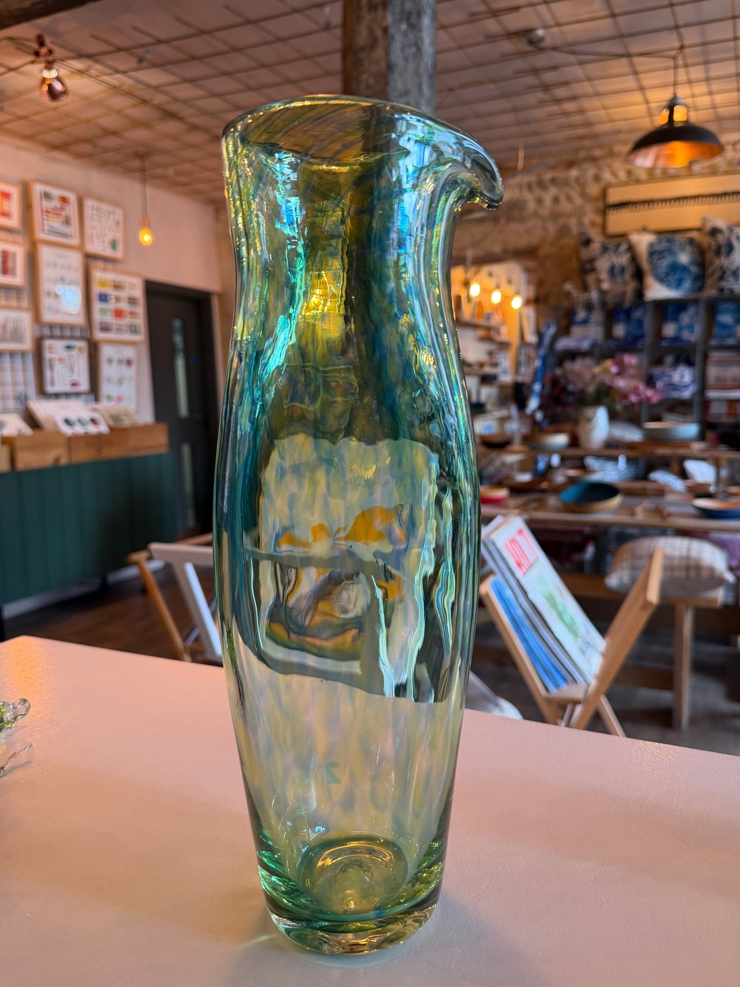 Large Glass Pouring Jug