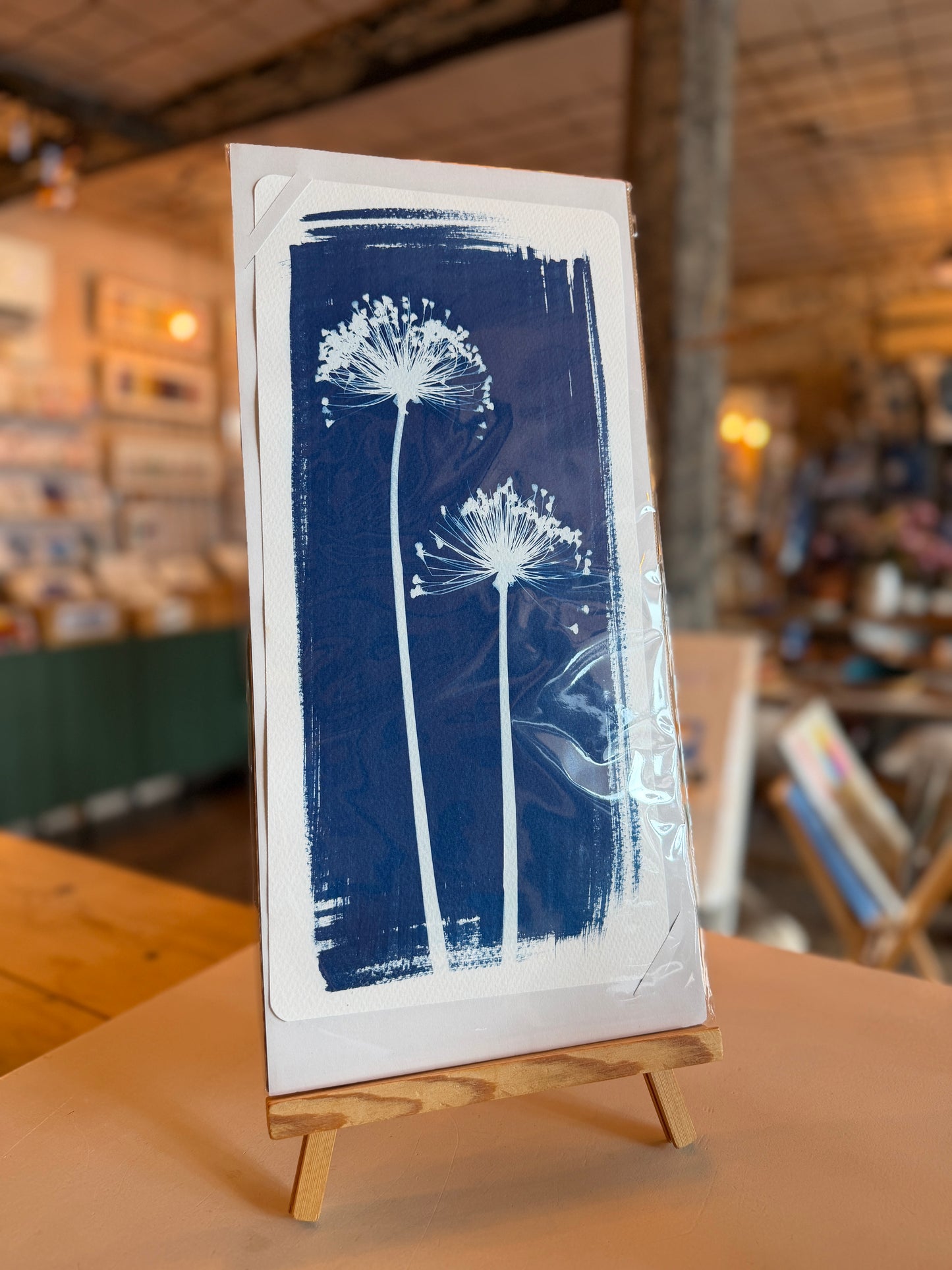 Unframed Strips-Cyanotype