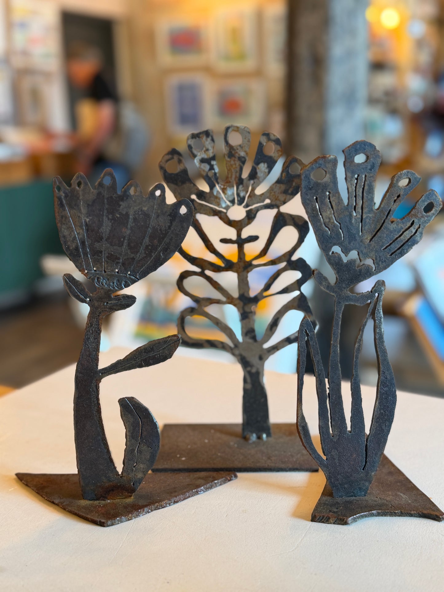 Medium Steel Flowers