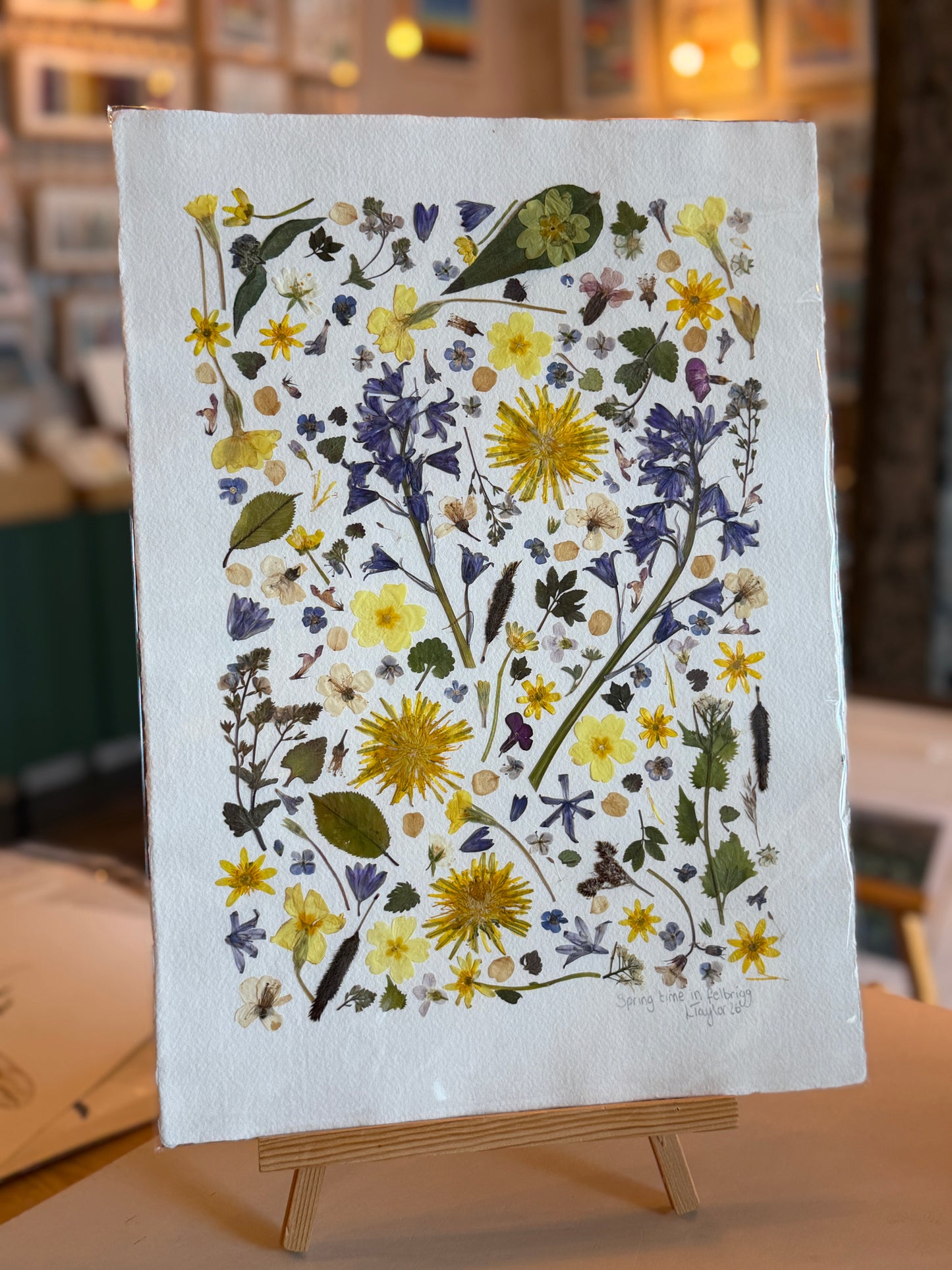 Springtime in Felbrigg-Original Dried Flower Arrangement