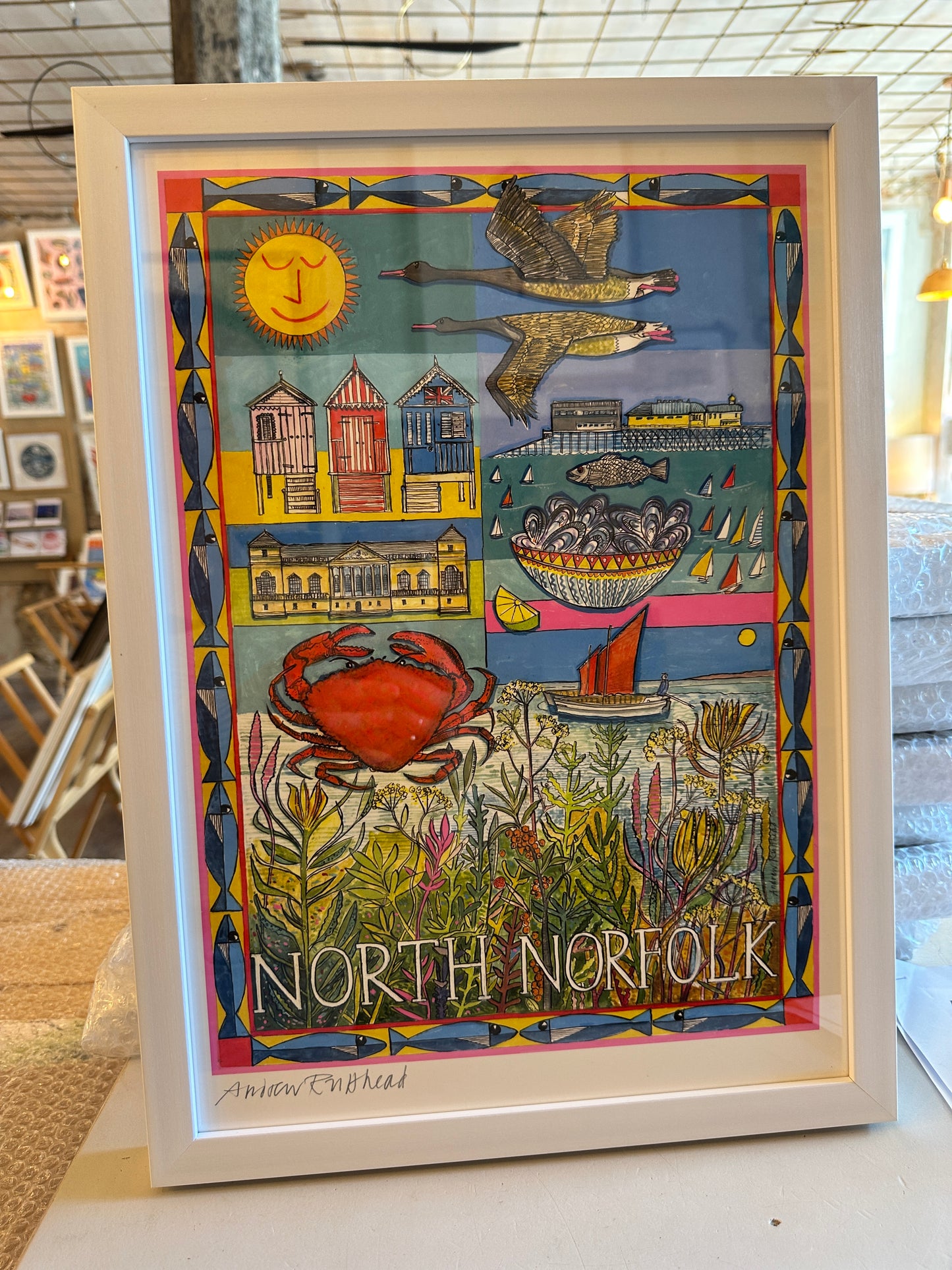 North Norfolk with flowers