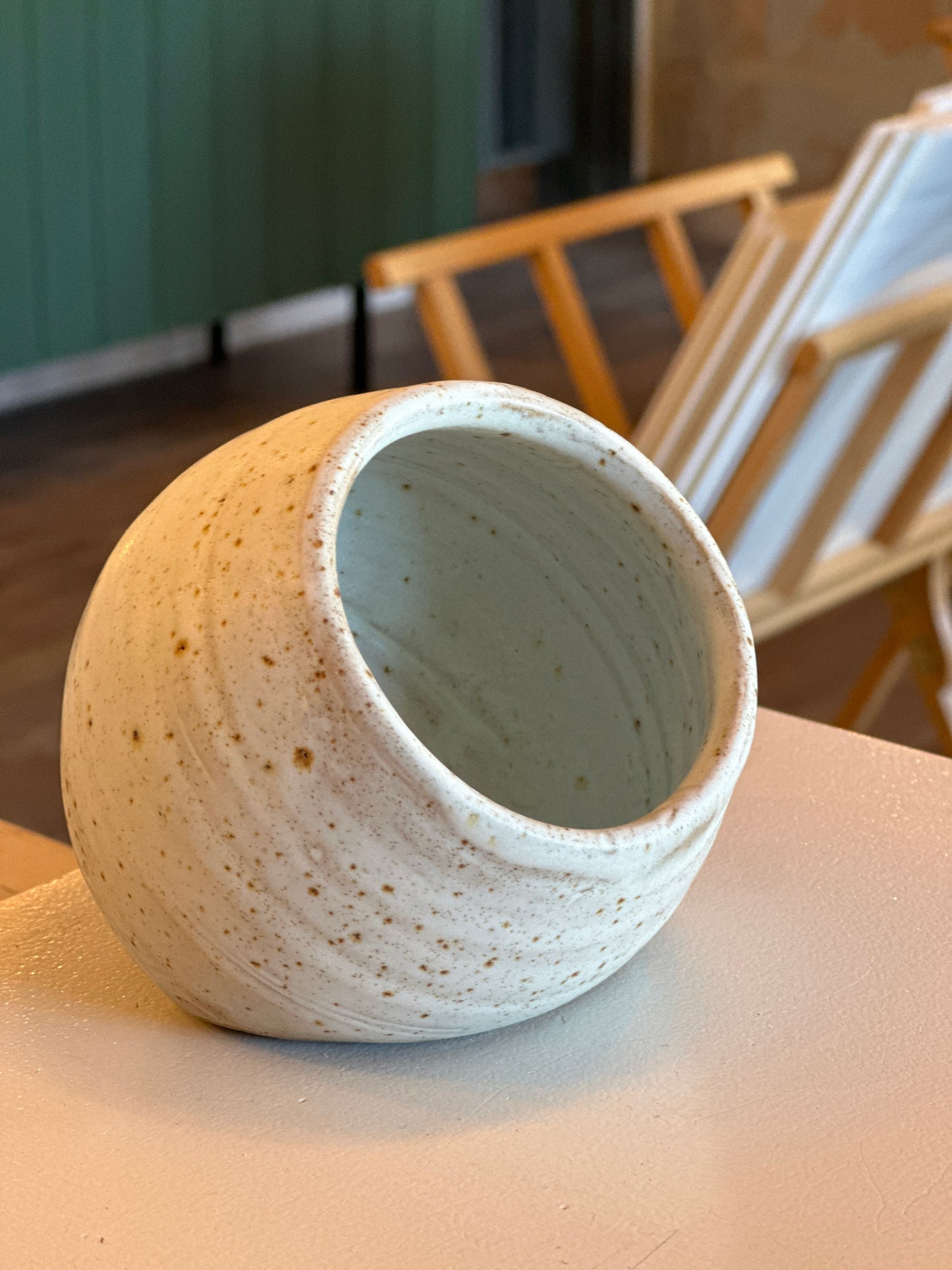 Stoneware Salt Pig