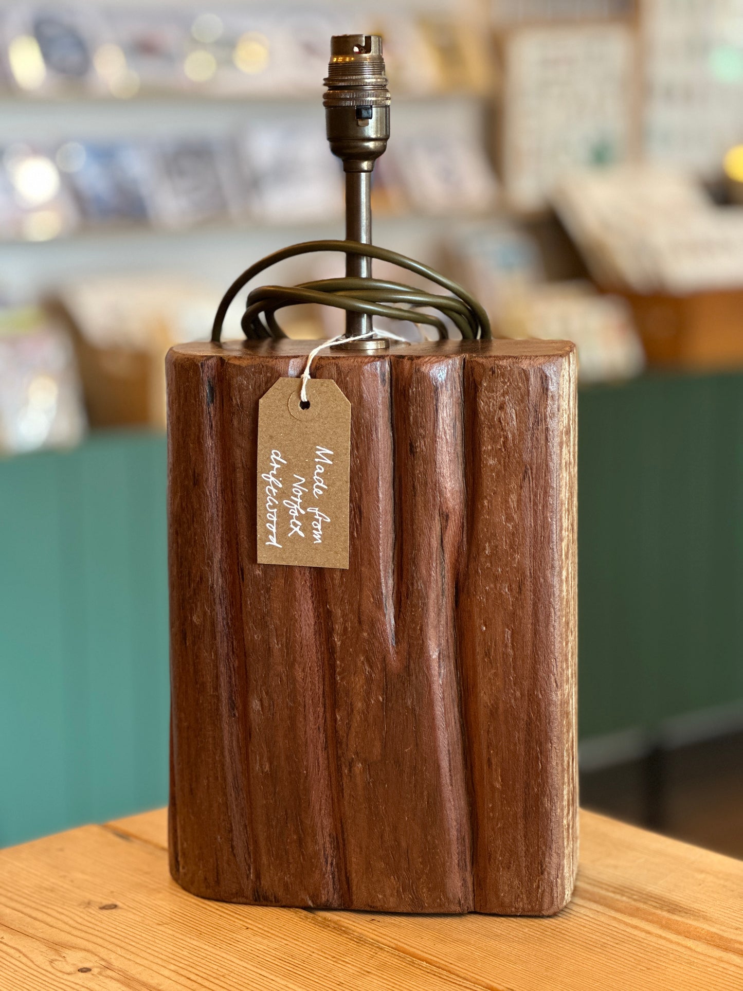 Lines, Driftwood Lamp Base (No.28)