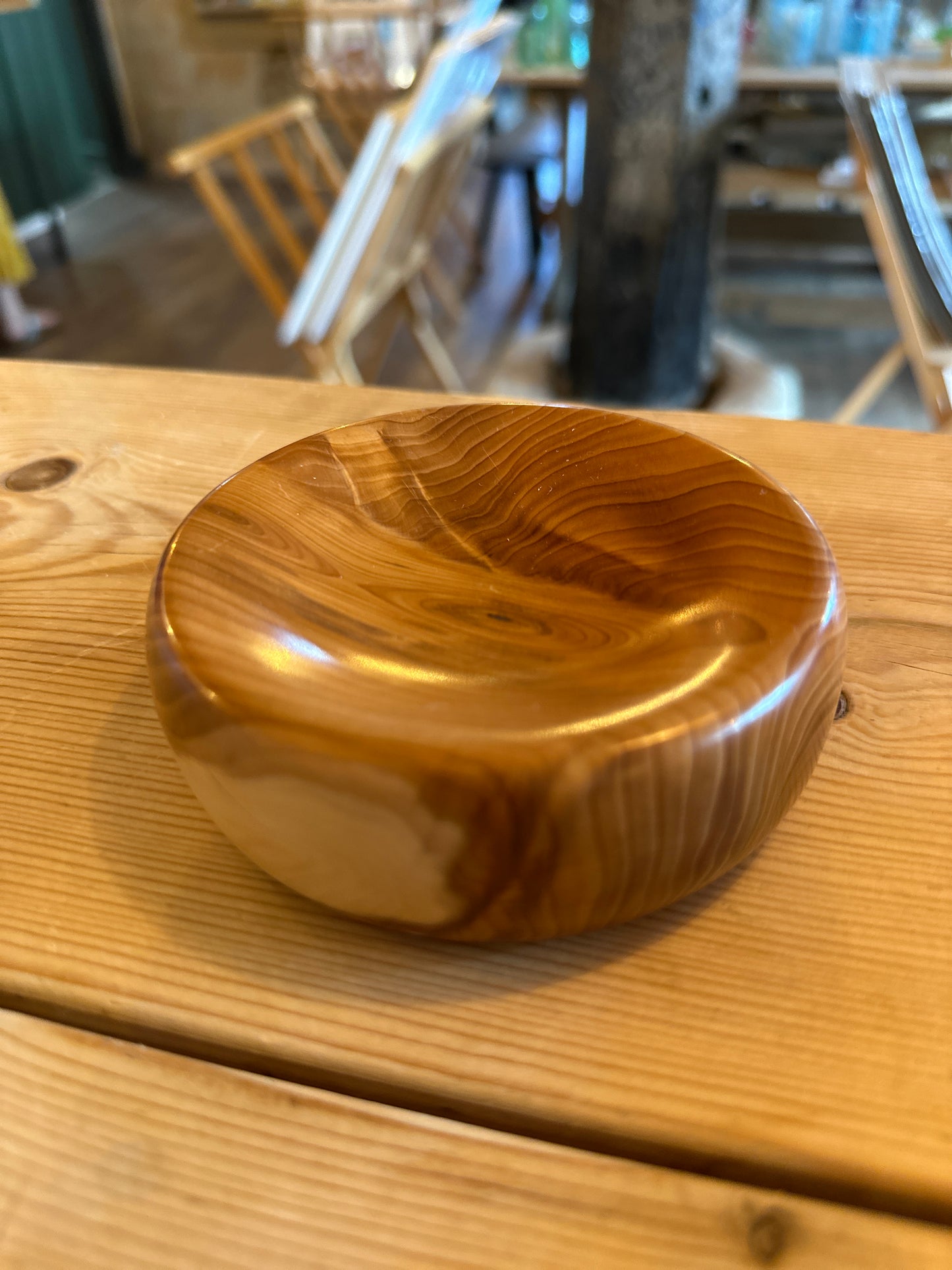 Hand Turned Ring Pillow - Norfolk Beech