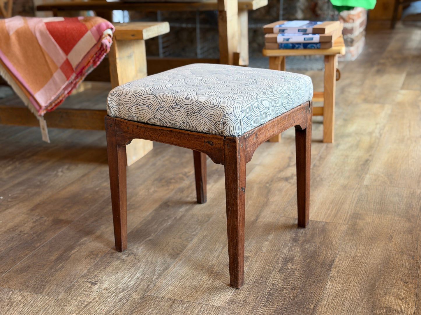 Restored stools & storage boxes - various
