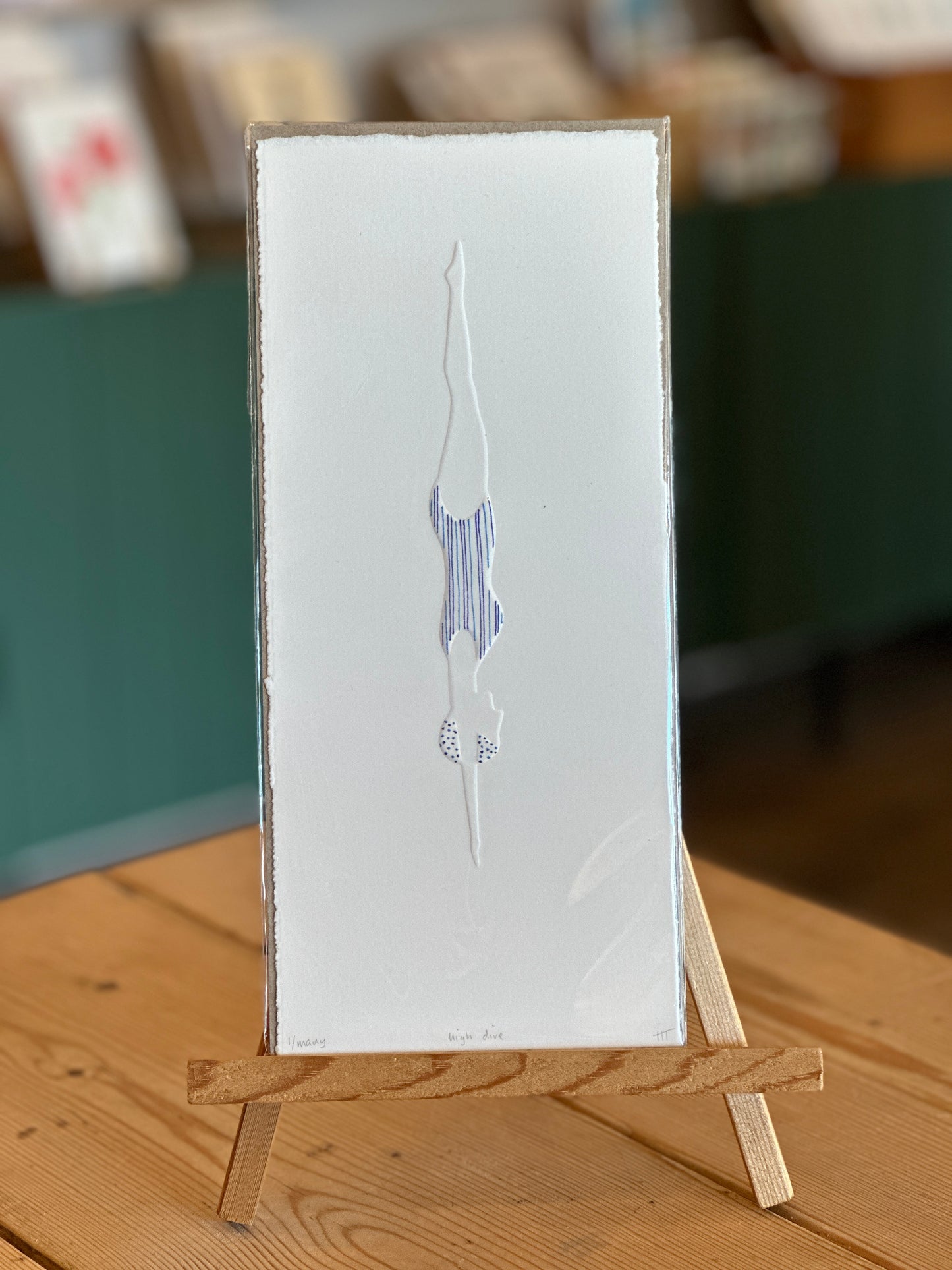 Embossed Print - The Dive