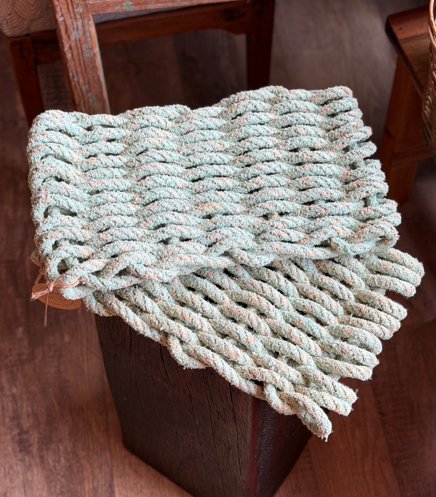 Place mats - hand-woven from Cromer crab pot ropes