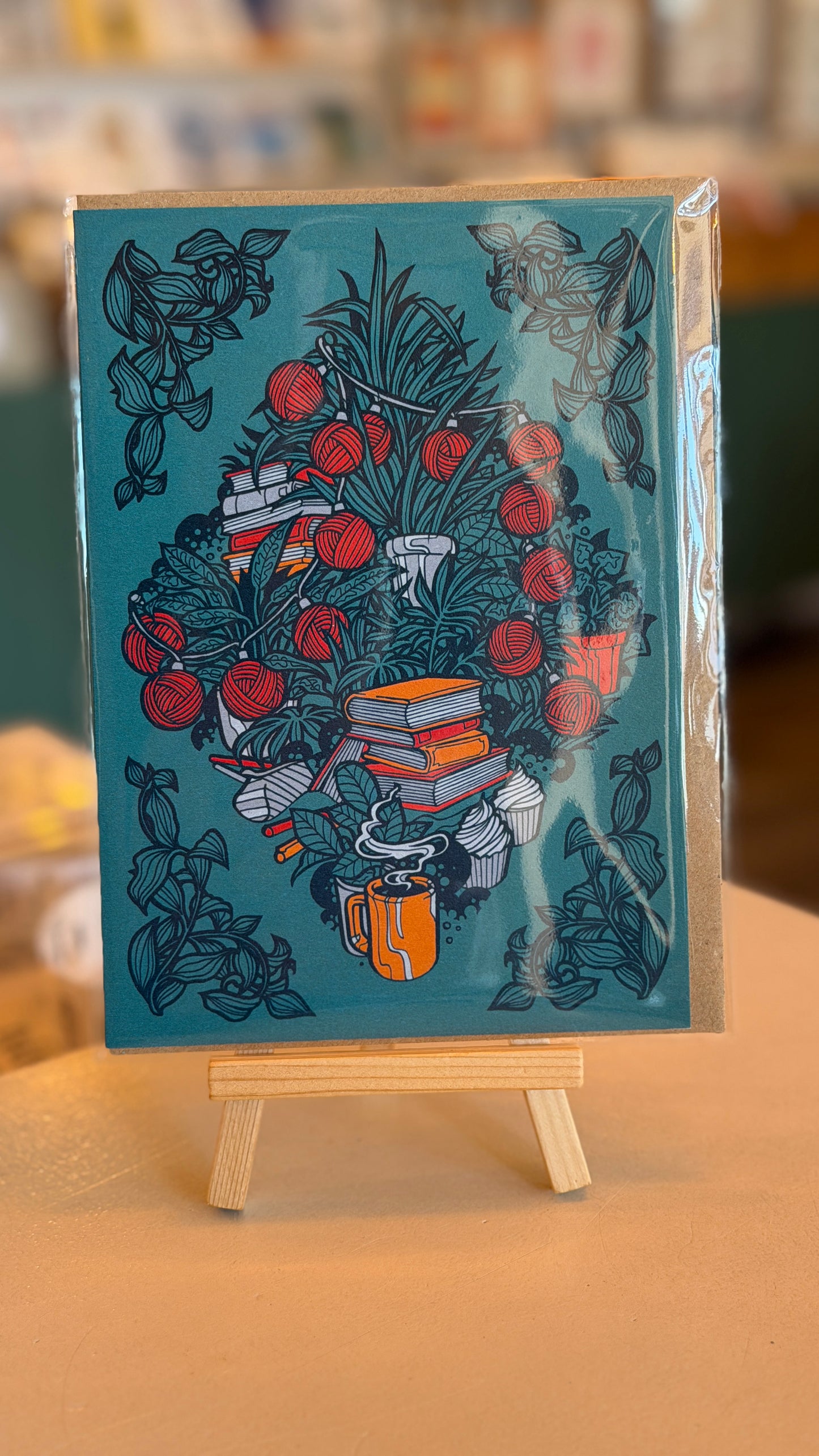 Book and brew card
