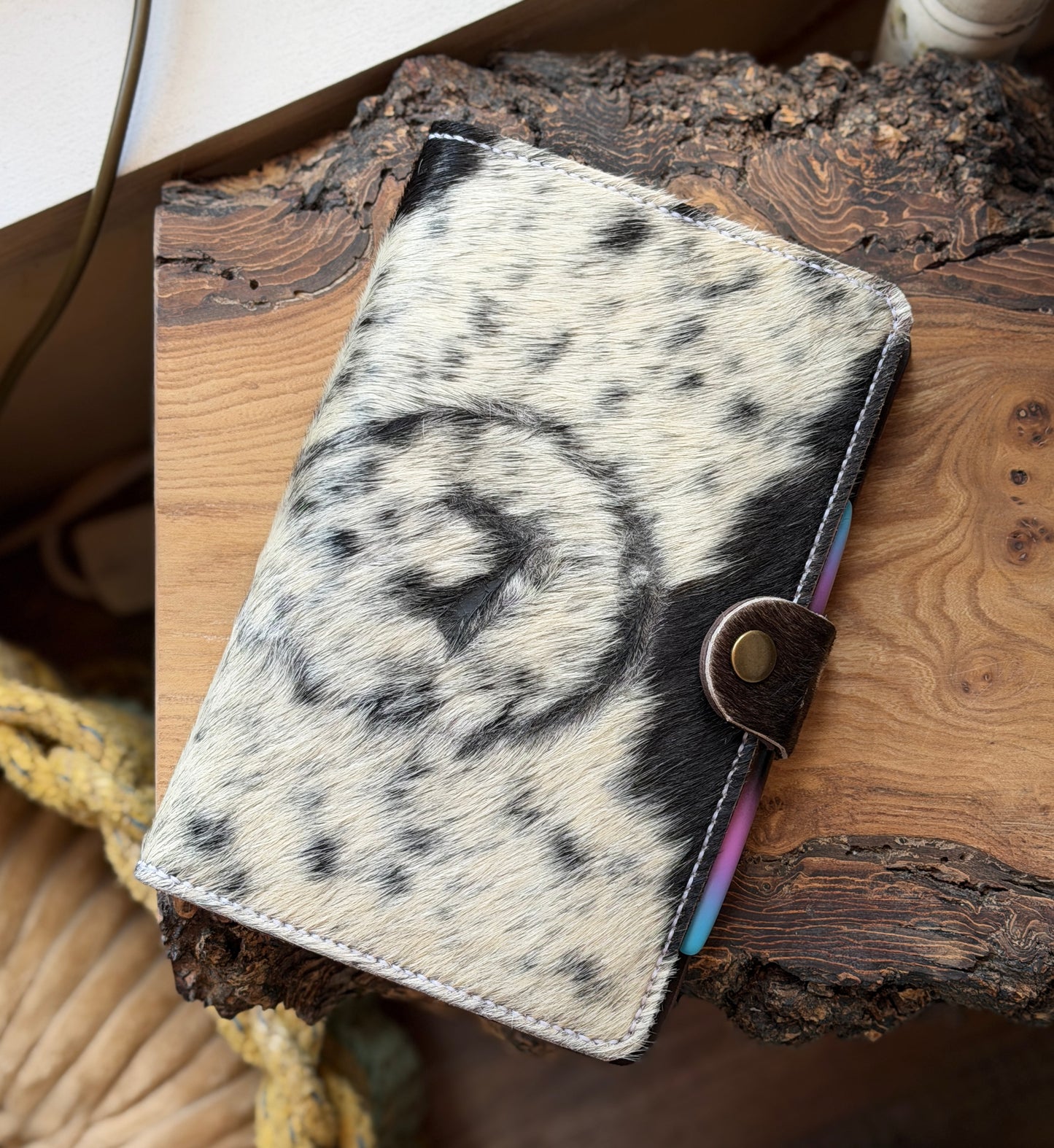 Handmade Leather A5 journal folio