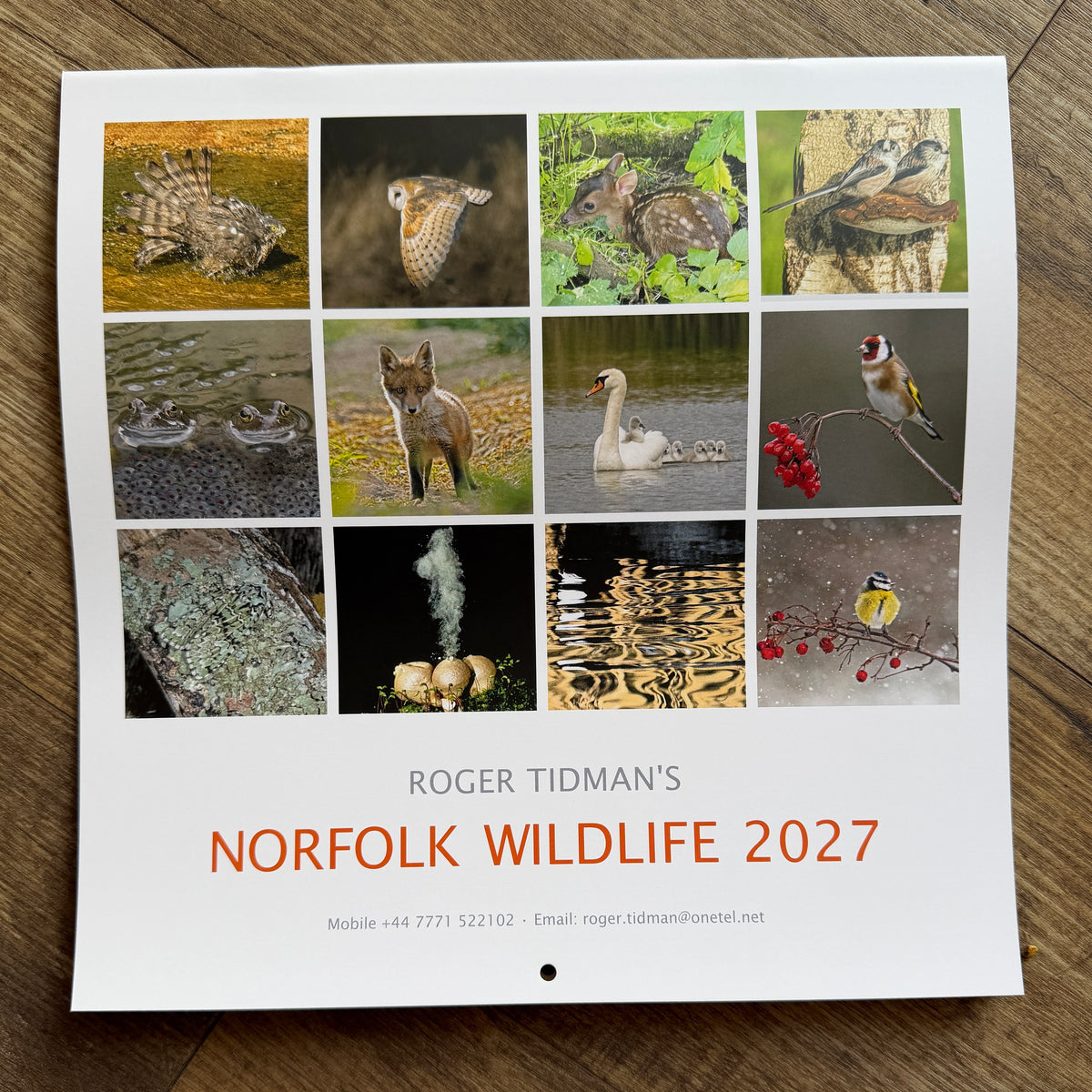 Roger Tidman's Norfolk Wildlife Calendar 2027