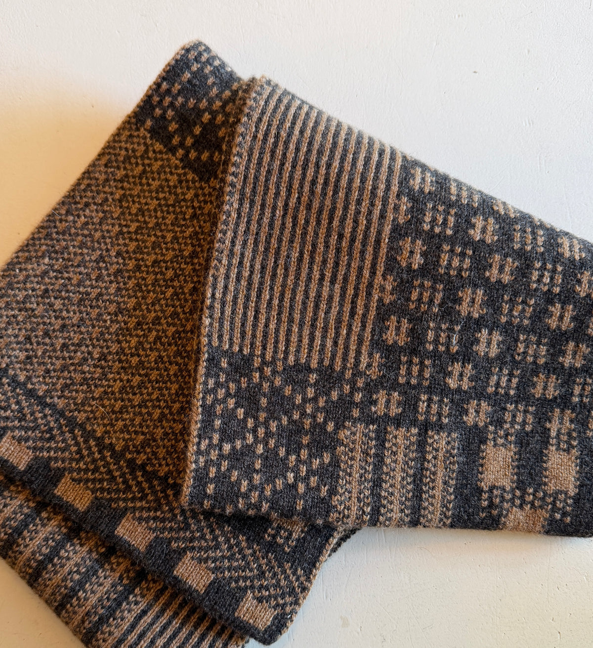 Lambs Wool Scarf - 180x18cm - various designs