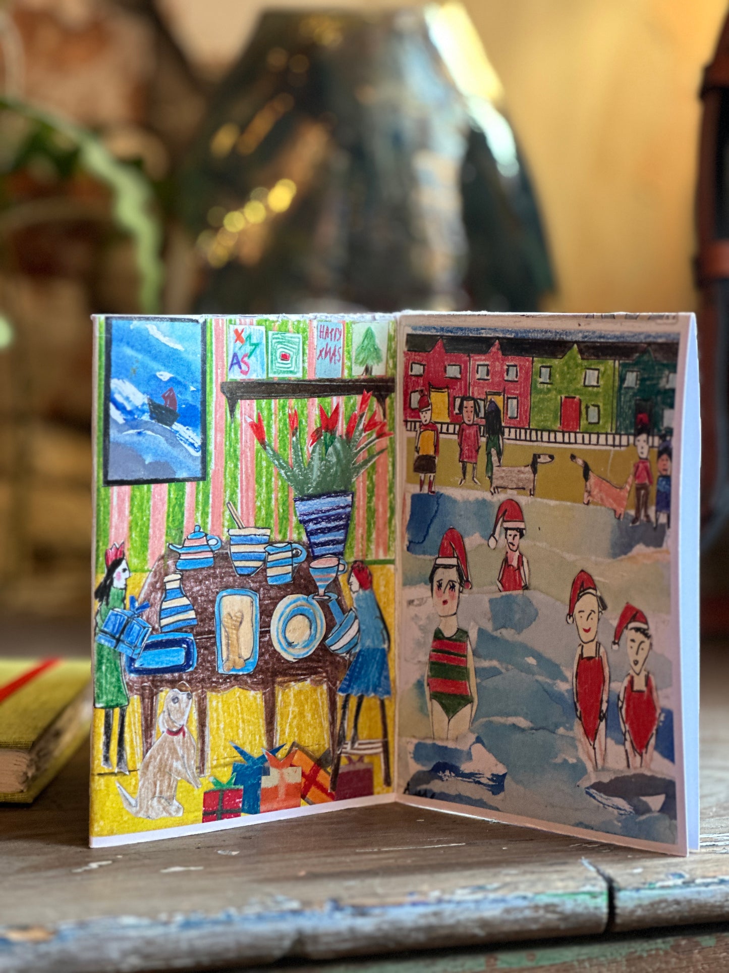 Wacky Woman Carousel Christmas Cards