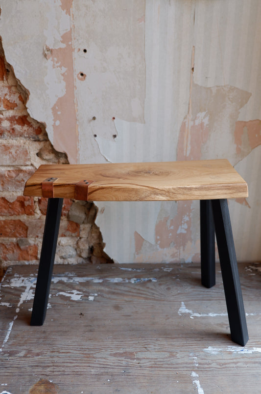 Oak and Sweet Chestnut side table #174