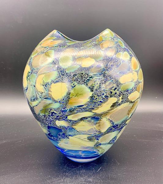 Hydrangea Flat Ovoid Vase Small