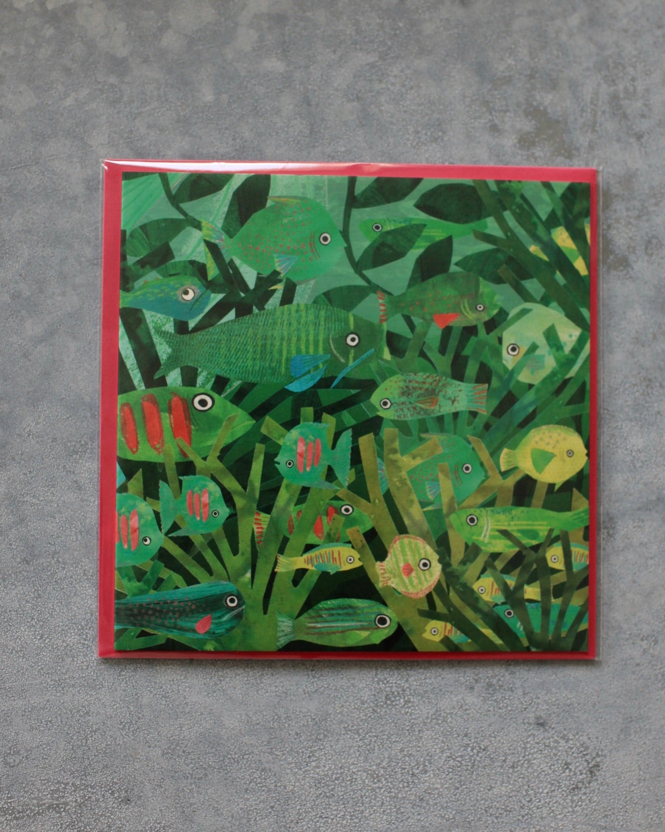 Green Fish card by Kate Read