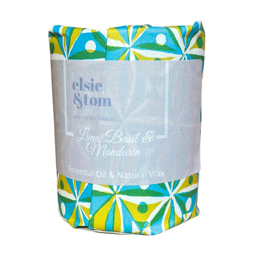 Lime, Basil & Mandarin luxury scented travel candle 140g