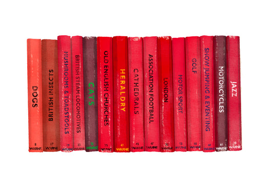 Red Observer Book Collection print