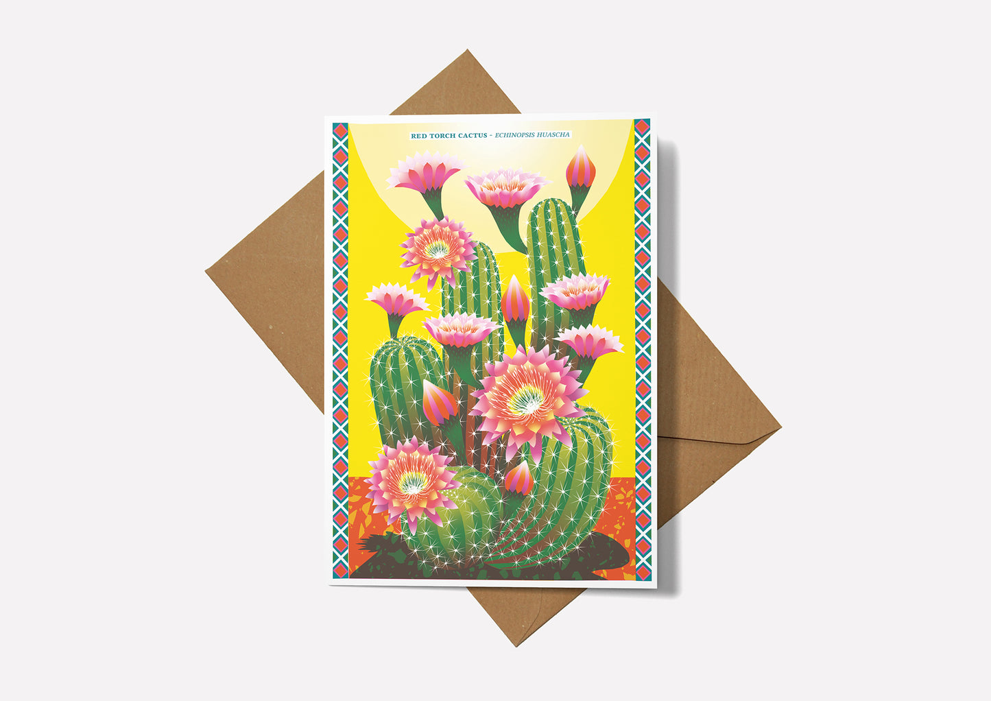 Cactus Greetings Card