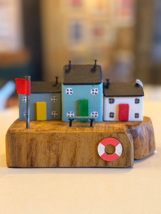 Driftwood Quayside Houses - Little Red Flag.