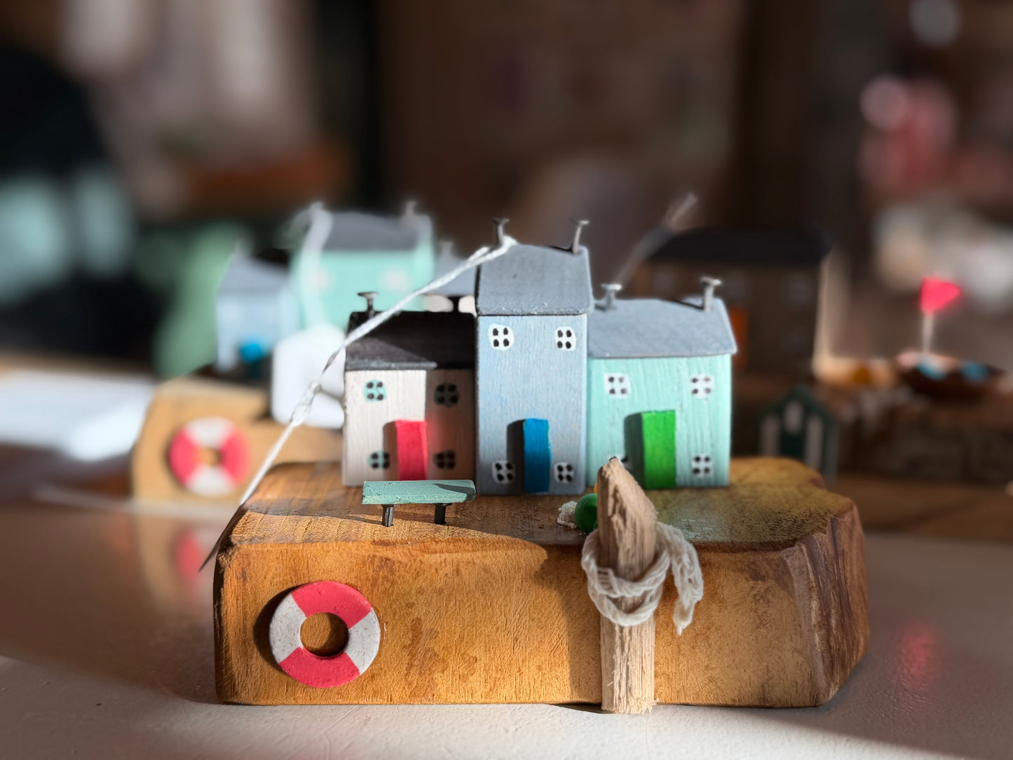 Driftwood Quayside Houses - Little Green Bench