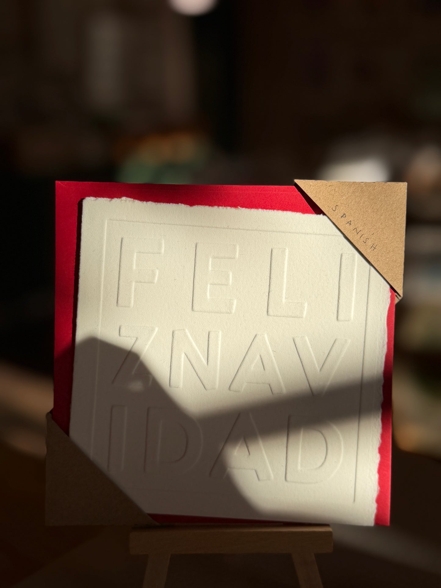 Christmas Cards Mixed Embossed Language