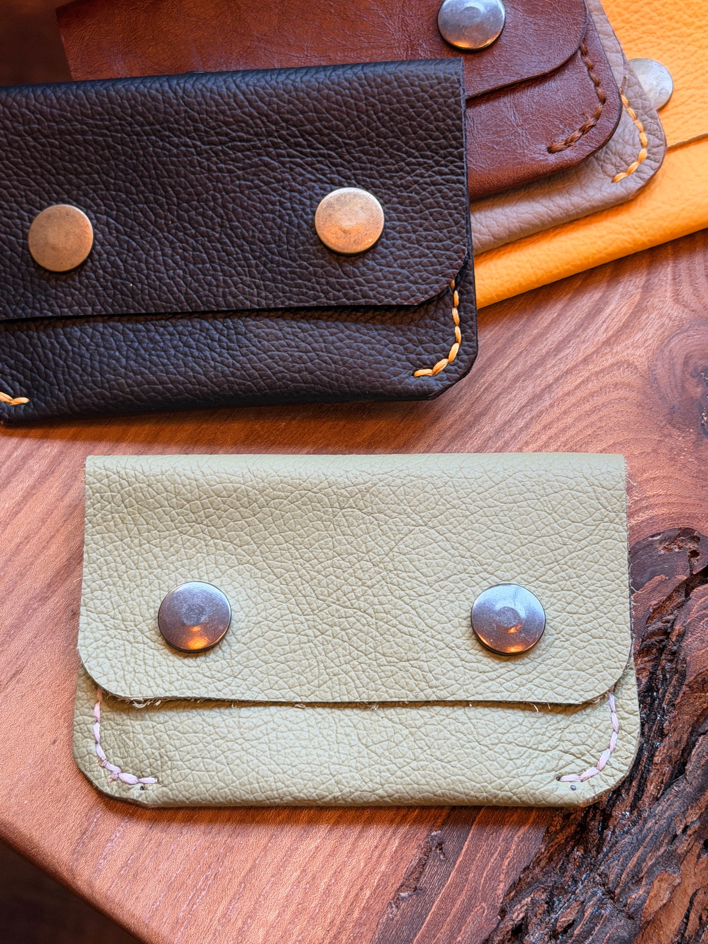 Handmade Leather Penny Purse