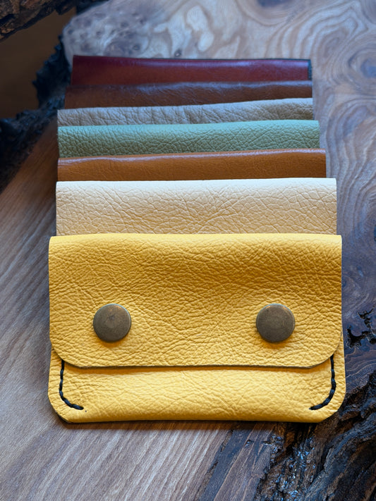 Handmade Leather Penny Purse