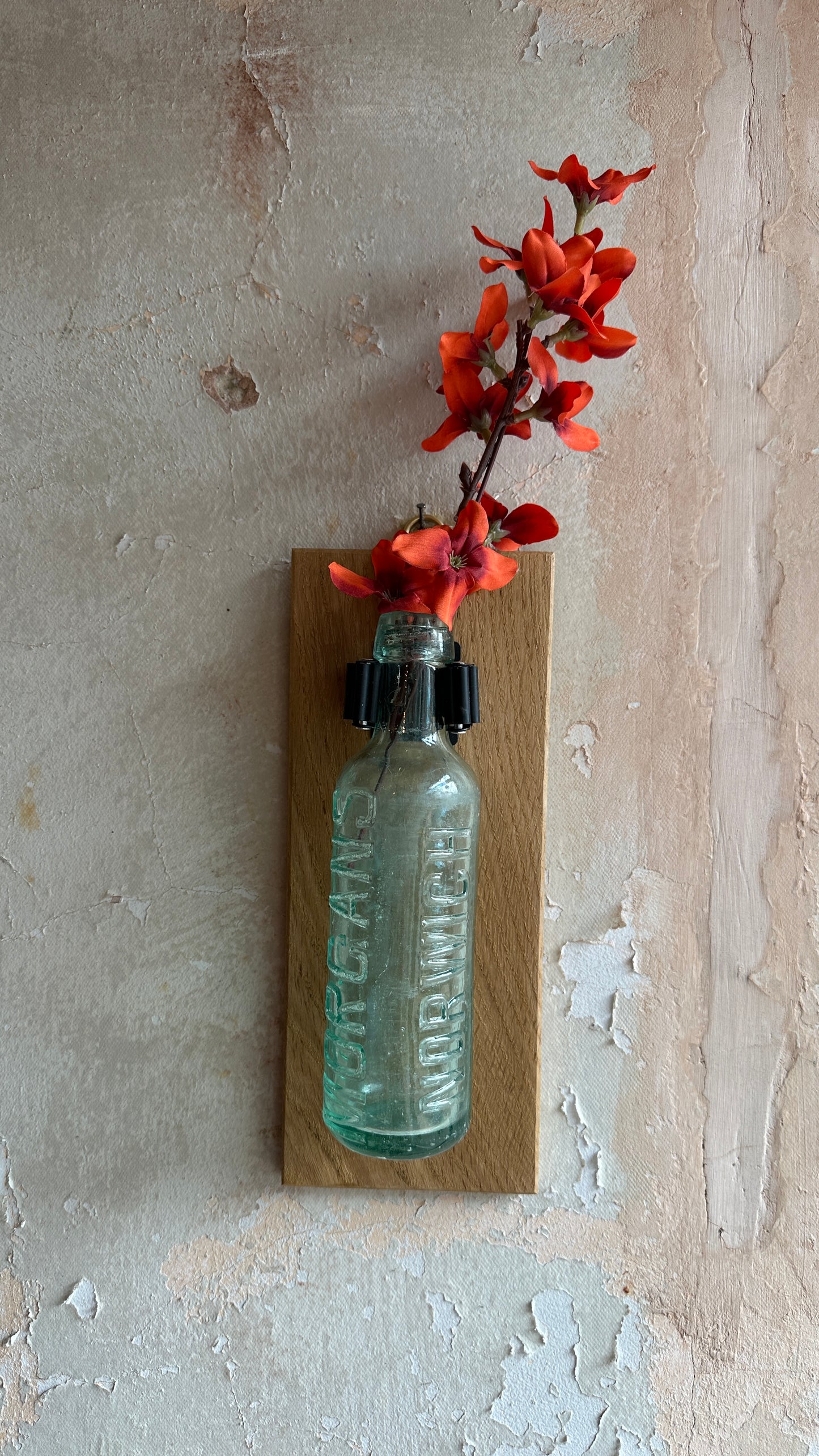 Vintage Bottle Bud Vases Large