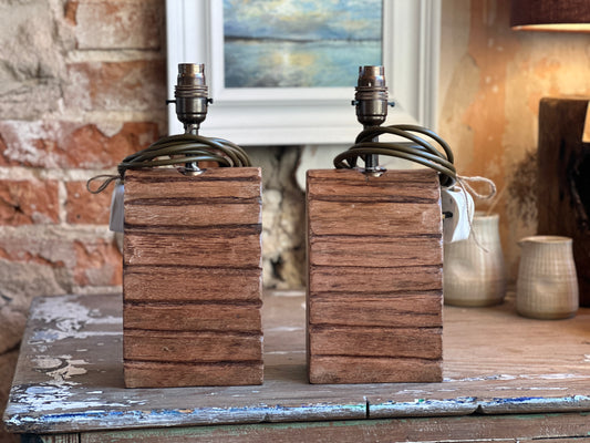 Pair of Unique Driftwood Lamp Bases (31/32)