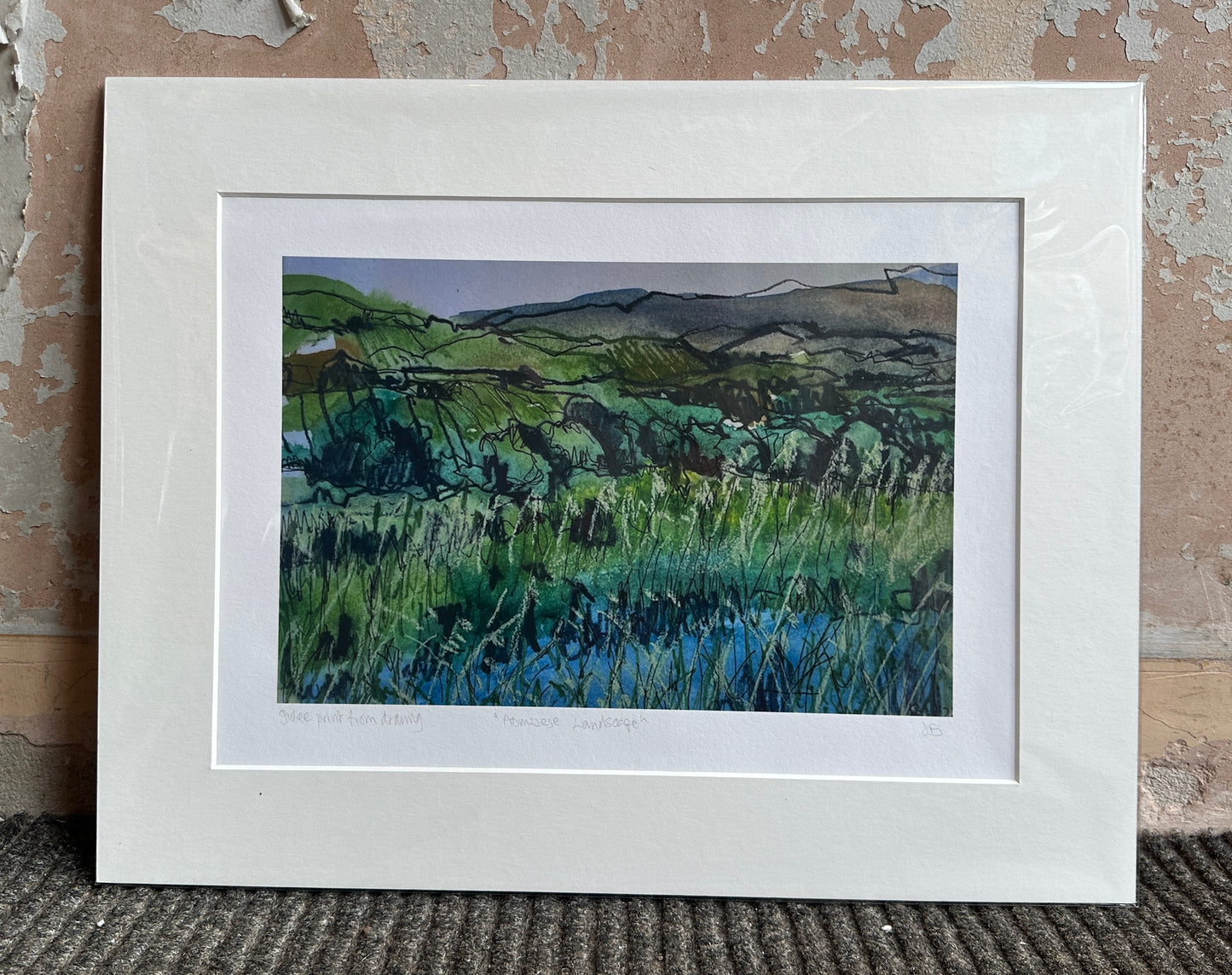 Abruzzese landscape - giclee print