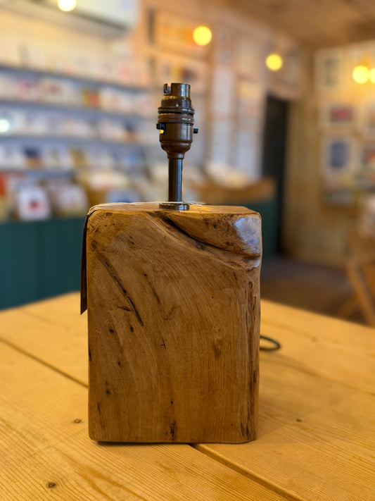 Driftwood lamp base (#49)