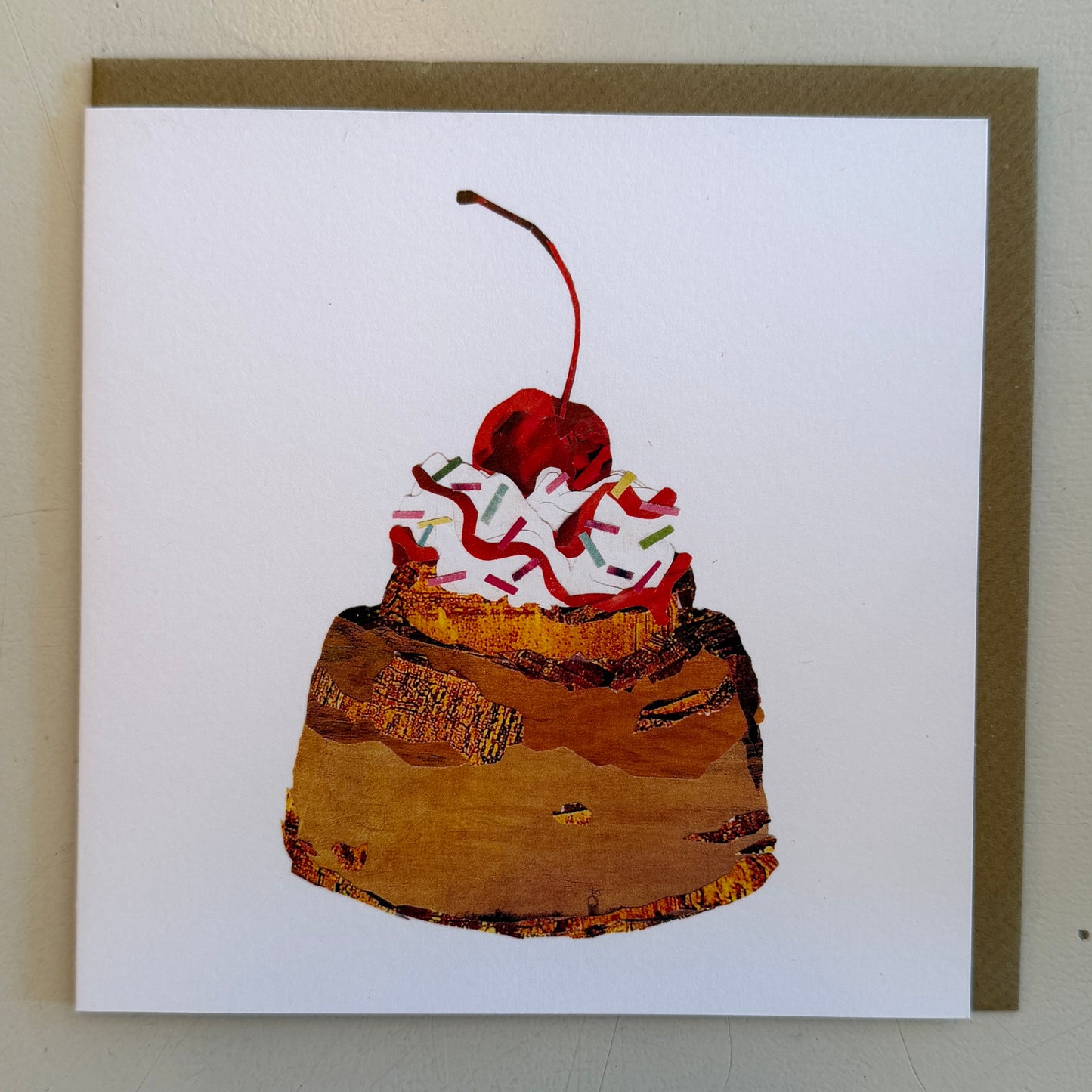 Soodle Street collage print card