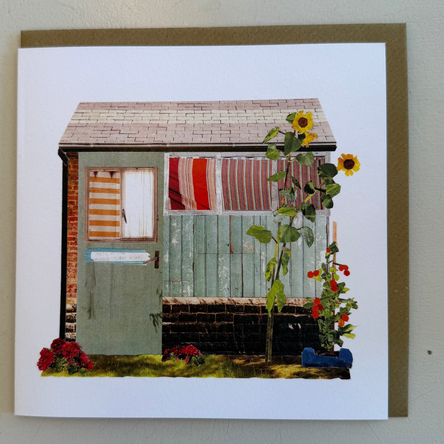 Soodle Street collage print card