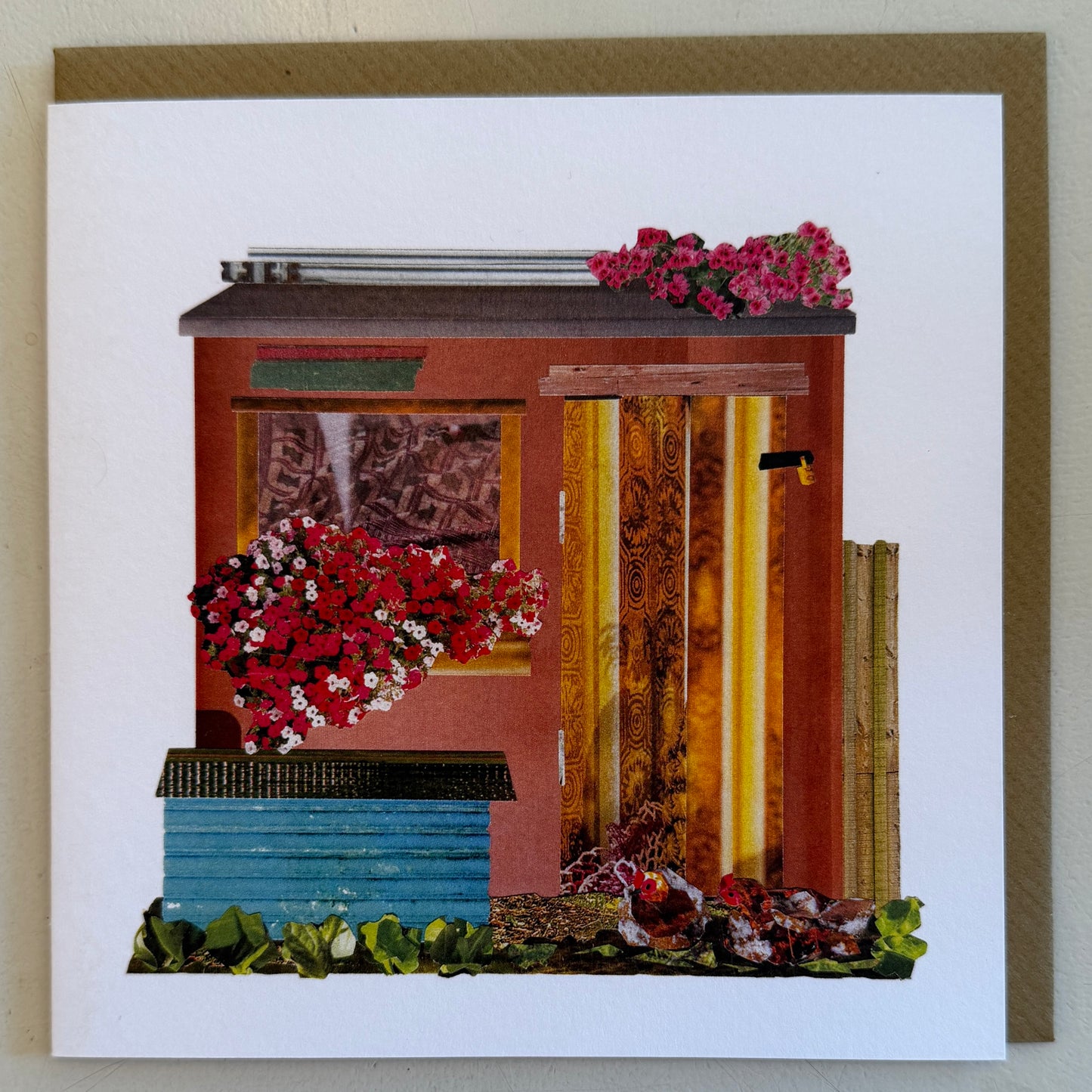 Soodle Street collage print card