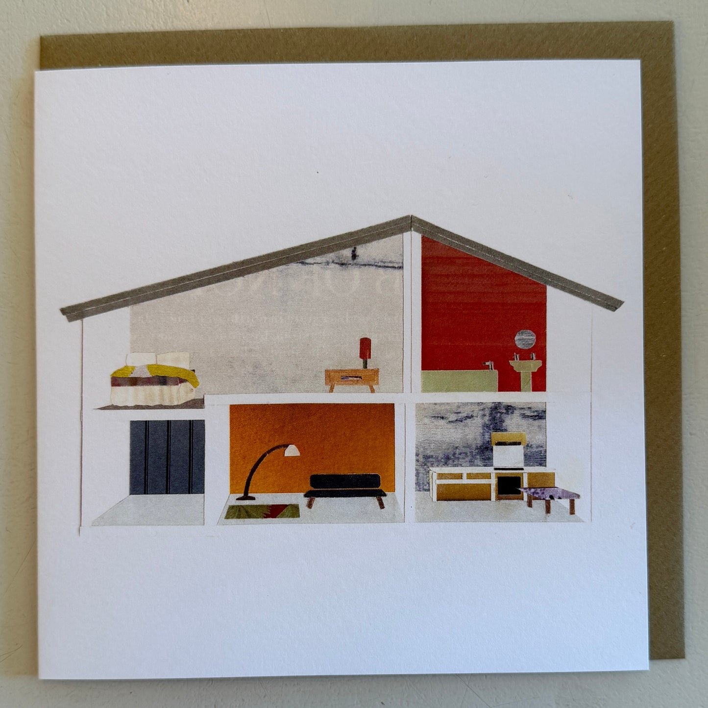 Soodle Street collage print card