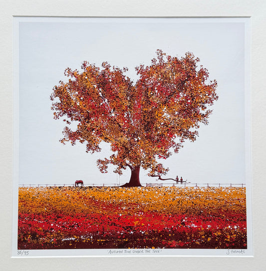 Autumn under the tree