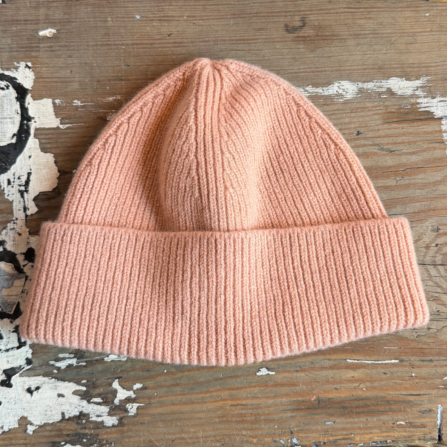 Lambswool Rib Beanie Hat