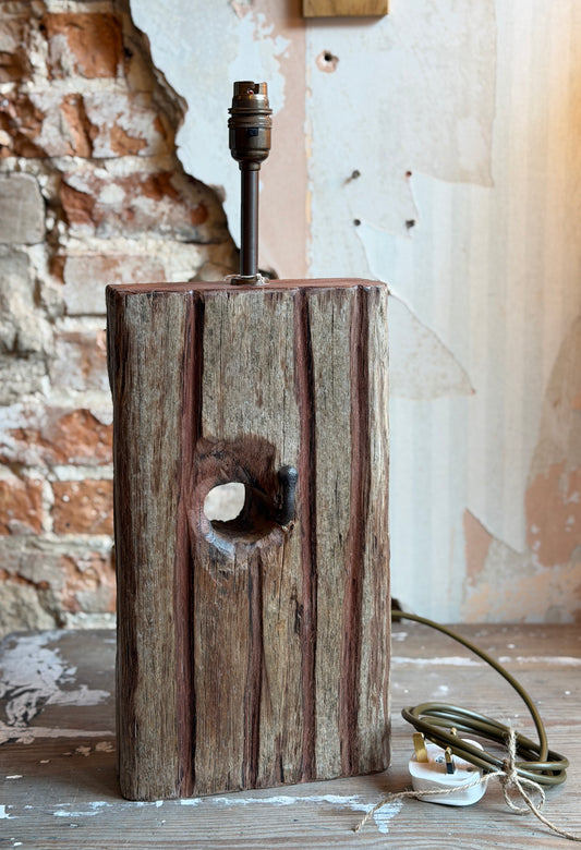 Large driftwood lamp base (No.36)