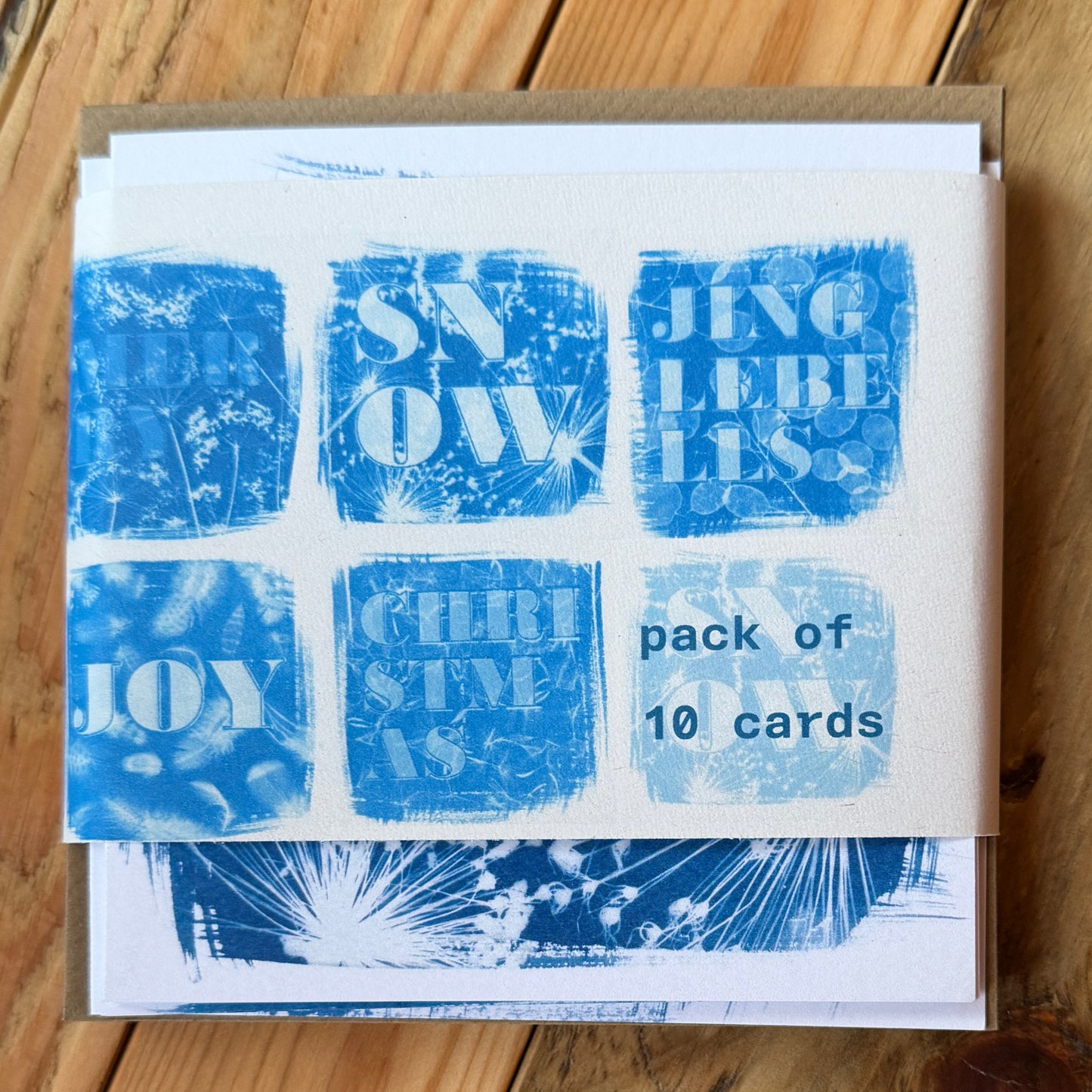 Christmas text Cards, 10 Pack