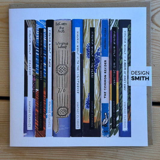 Virginia Woolf books card