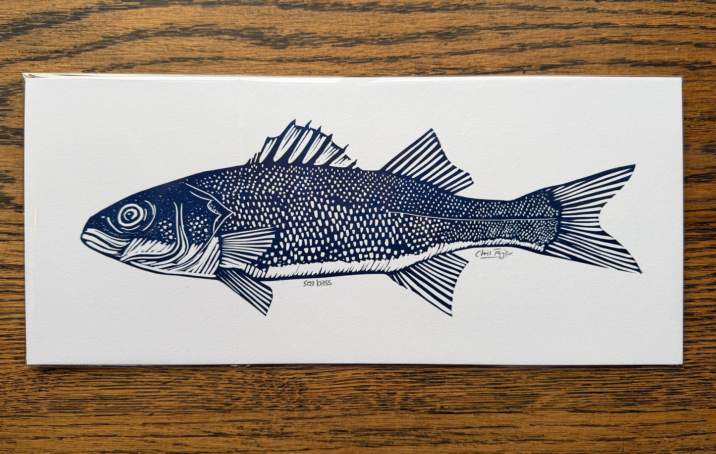 North Sea Fish series - individual fish linocut prints