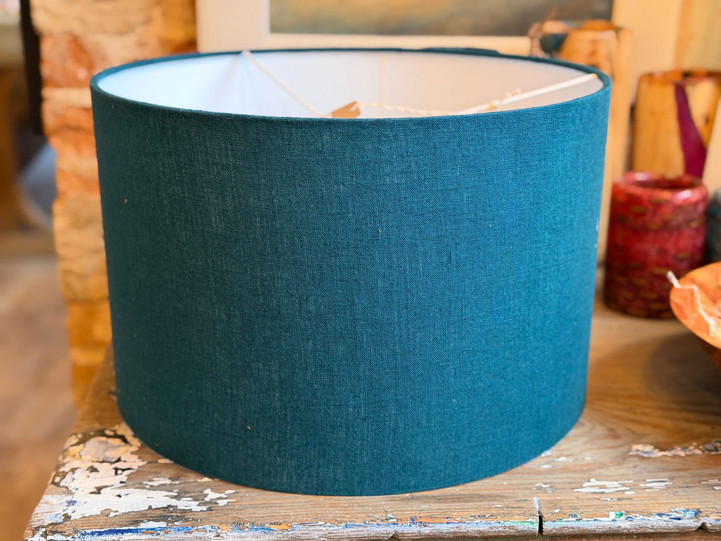 Merchant & MIlls Natural Linen Drum Lampshade
