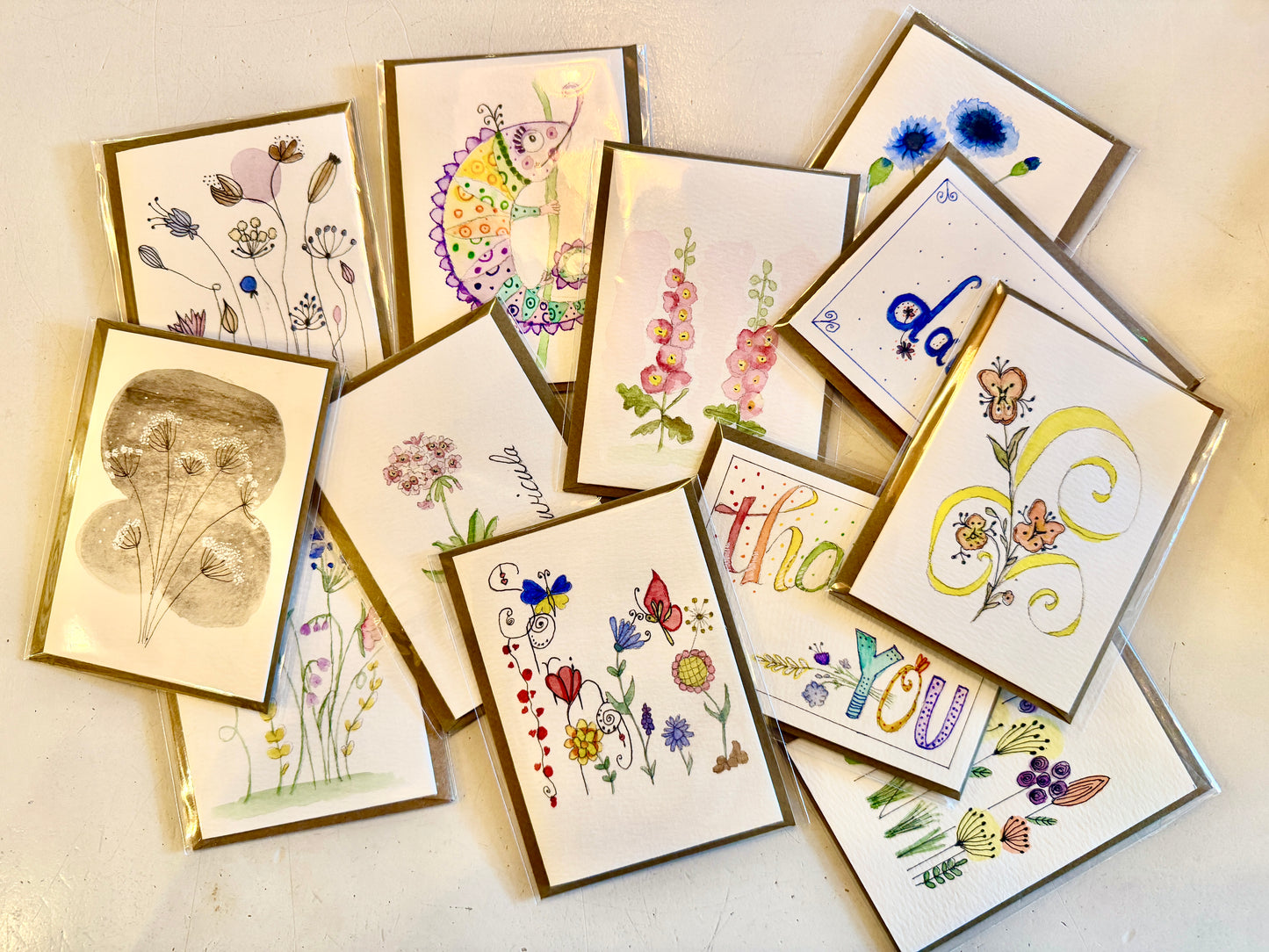 Hand Painted Gift Cards